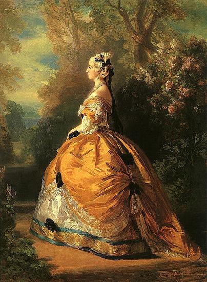 Franz Xaver Winterhalter The Empress Eugenie oil painting image